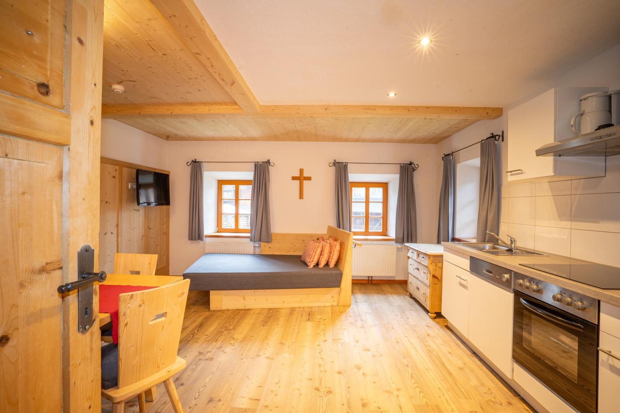 Ferienwohnung Weberstube Weberhaus Zollhaus Zollstöckl Obertilliach Exterior foto